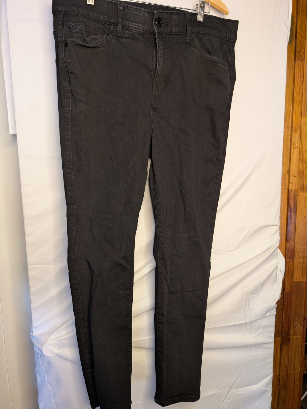 Torrid Black Skinny Jeans Size 18R Stretch Denim
